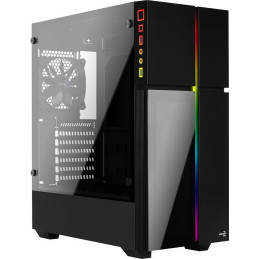 AeroCool Playa RGB (Edzett üveg) - Fekete