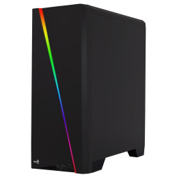 AeroCool Cylon RGB (Plexi Ablak) - Fekete