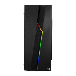 AeroCool Bolt RGB (Plexi Ablak) - Fekete