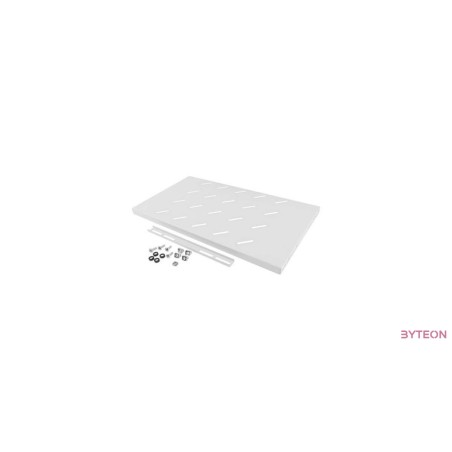 Lanberg polc 19'' rack szekrényhez 450mm (1U, 500x280mm, teherbírás 20kg-ig) szü