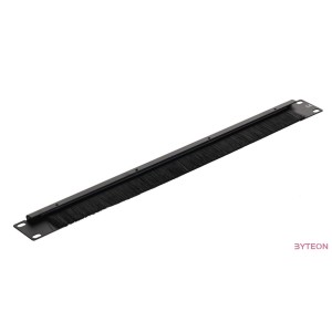 Lanberg 19'' BRUSH PANEL 1U AK-1103-B Black