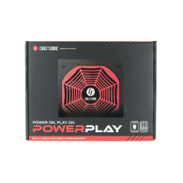 Chieftec ATX PSU POWER PLAY series GPU-850FC,850W, 14cm fan,active PFC,80+ Plat.