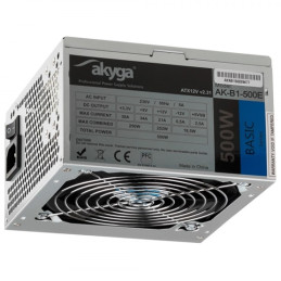 Akyga Basic ATX Power Supply 500W AK-B1-500E Fan12cm P4 3xSATA