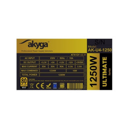 Akyga Ultimate ATX Power Supply 1250W AK-U4-1250 80 PLUS Gold bitcoin miner