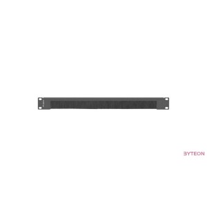 Lanberg 19'' BRUSH PANEL 1U AK-1103-B Black