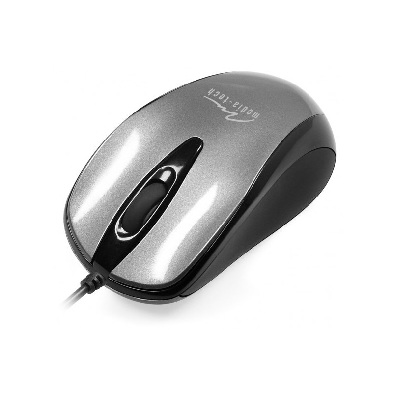 Mouse Media-Tech MT1091S Plano USB - Ezüst