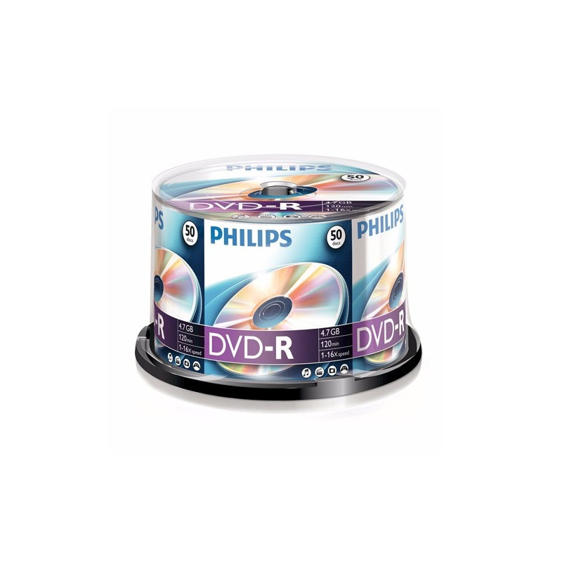 Philips DVD-R47CBx50 Cake DVD-R írható DVD lemez 4,7GB 50db