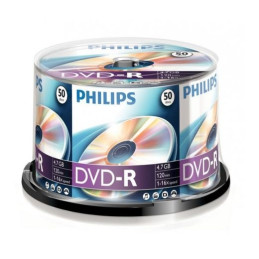 Philips DVD-R47CBx50 Cake DVD-R írható DVD lemez 4,7GB 50db