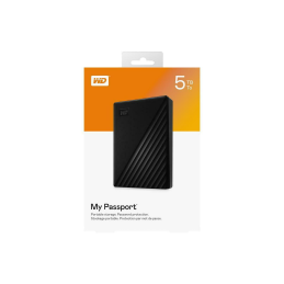 Western Digital 5TB 2,5" My Passport USB3.2 Black WDBYVG0050BBK