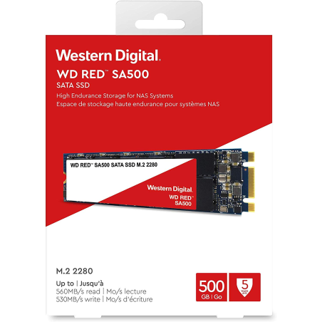 Western Digital 500GB M.2 2280 SA500 NAS Red