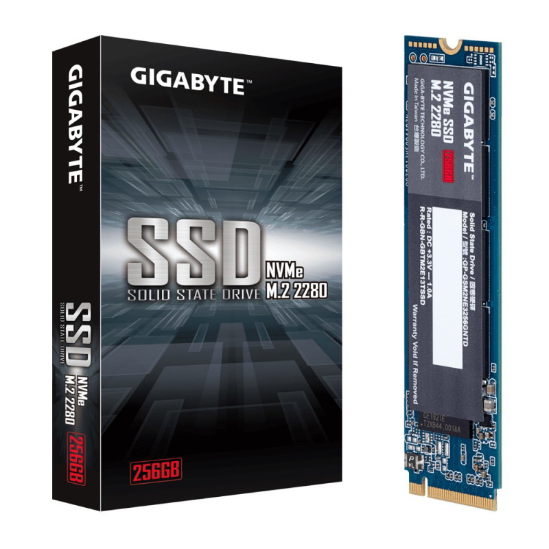 Gigabyte 256GB M.2 2280 NVMe GP-GSM2NE3256GNTD