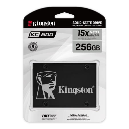 Kingston 256GB 2,5" SATA3 KC600