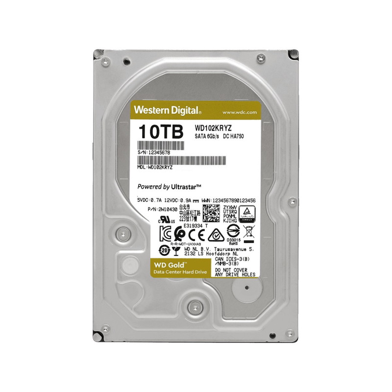 Western Digital Gold 10TB [3.5"/7200/256MB/SATA3]