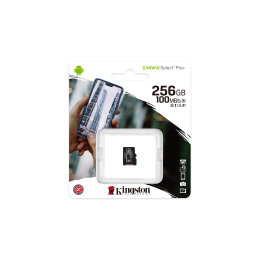 Kingston 256GB microSDXC Canvas Select Plus 100R A1 C10 Card adapter nélkül