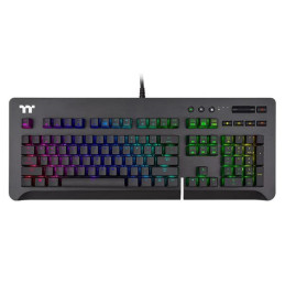 Thermaltake TT eSports Level 20 GT RGB (Cherry MX Blue) Mechanical Gaming Keyboard Black US