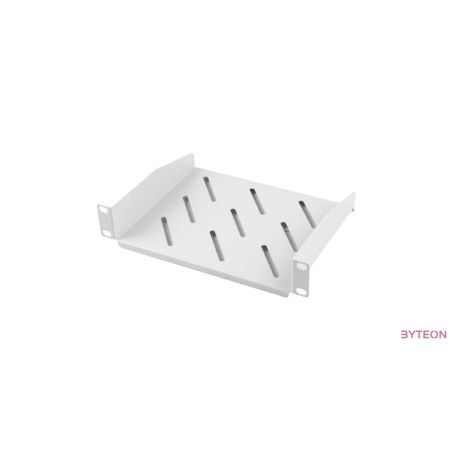 Lanberg fixed shelf 10'' 310mm, 1U/254x180mm, max load capacity up to 20kg grey