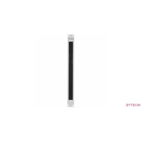 Lanberg kefés panel 1U 19'' rack szekrényhez szürke