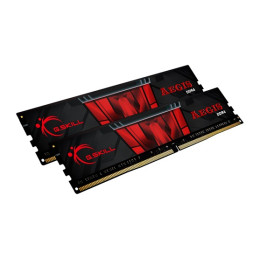 G-Skill 32GB/3200MHz DDR-4 Aegis fekete (Kit 2 db 16GB) (F4-3200C16D-32GIS) memória