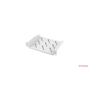 Lanberg fixed shelf 10'' 310mm, 1U/254x180mm, max load capacity up to 20kg grey