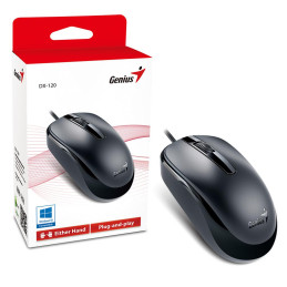 Mouse Genius DX-120 USB - Fekete