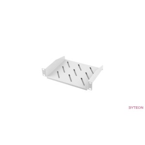 Lanberg fixed shelf 10'' 310mm, 1U/254x180mm, max load capacity up to 20kg grey
