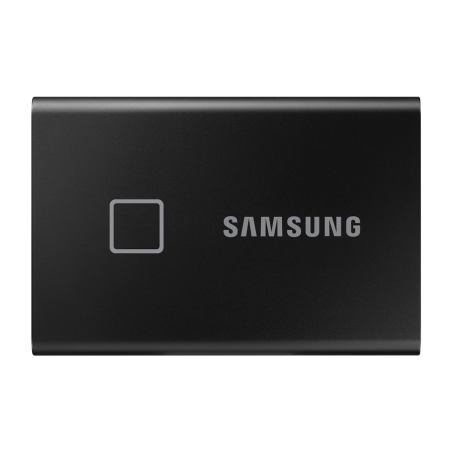 Samsung Portable SSD T7 Touch 2TB [USB 3.2/Type-C] - Fekete