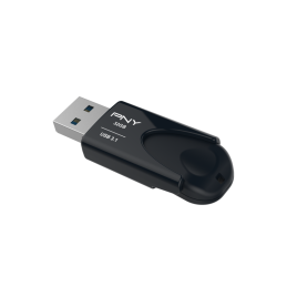 PNY Attache 4 USB flash meghajtó 32 GB USB A típus 3.2 Gen 1 (3.1 Gen 1) Fekete