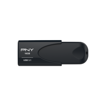 PNY Attache 4 USB flash meghajtó 16 GB USB A típus 3.2 Gen 1 (3.1 Gen 1) Fekete