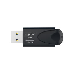 PNY Attache 4 USB flash meghajtó 16 GB USB A típus 3.2 Gen 1 (3.1 Gen 1) Fekete