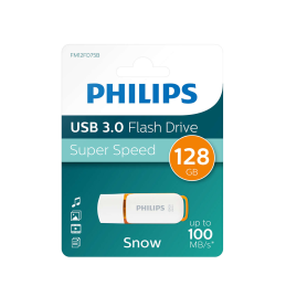 Philips FM12FD75B/00 USB flash meghajtó 128 GB USB A típus 3.2 Gen 1 (3.1 Gen 1) Narancssárga, Fehér