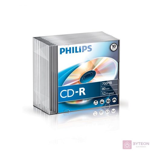 Philips CD-R 80 Slim 52x 1db-os utólag csomagolt