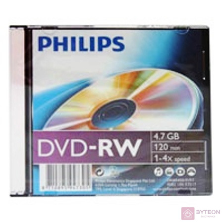 Philips DVD-RW 4,7Gb 4x (1-es címke)