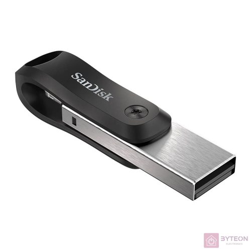 Sandisk iXpand Go 128GB USB 3.0, Lightning szürke-ezüst pendrive