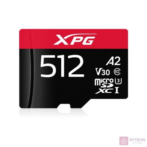 A-Data 512GB microSDXC  XPG Class 10 UHS-I V30 A2