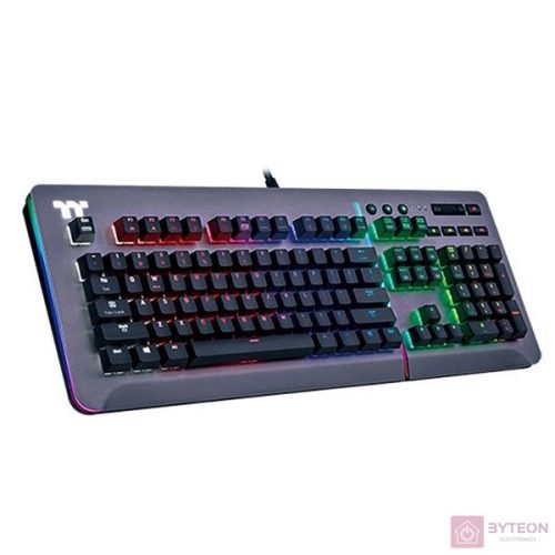 Thermaltake TT eSports Level 20 RGB (Cherry MX speed Silver) Mechanical Gaming Keyboard Titanium US