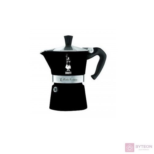 Bialetti Moka Express Colour 3 személyes fekete kotyogós kávéfőző