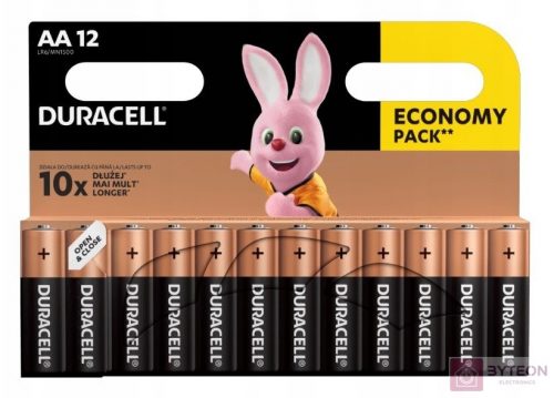 Duracell BSC 12 db AA elem