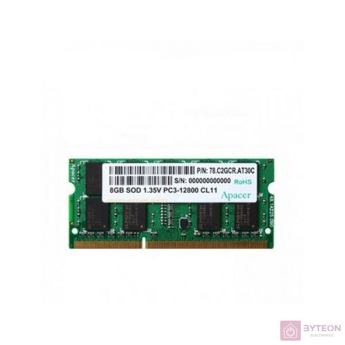 KINGMAX NB Memória DDR3L 8GB 1600MHz, 1.35V, CL11, Low Voltage