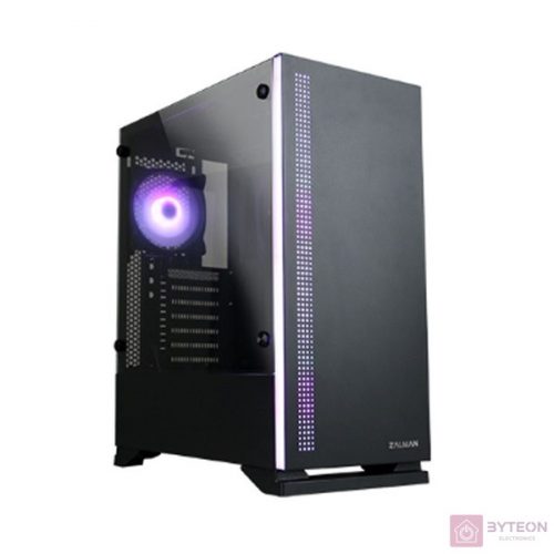 ZALMAN Ház Midi ATX S5 Tápegység nélkül, Fekete