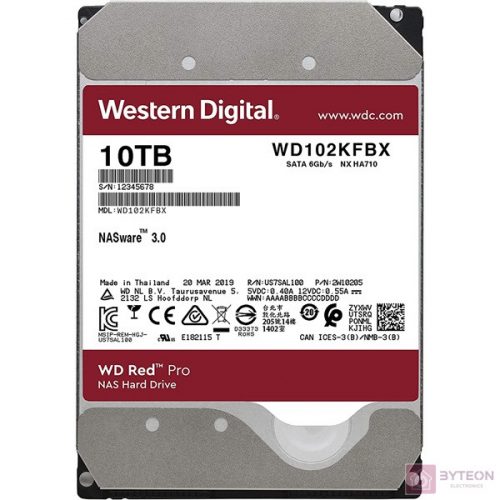 Western Digital Red Pro 10TB [3.5"/7200/256MB/SATA3]