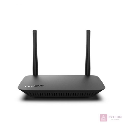 Linksys E5400 vezetéknélküli router Kétsávos (2,4 GHz / 5 GHz) Gigabit Ethernet Fekete