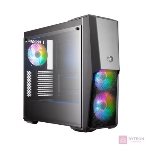 Cooler Master MasterBox MB500 ARGB Midi Tower Fekete