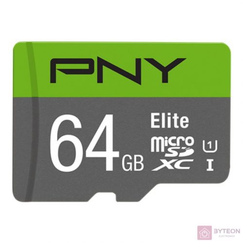 PNY Elite memóriakártya 64 GB MicroSDXC Class 10