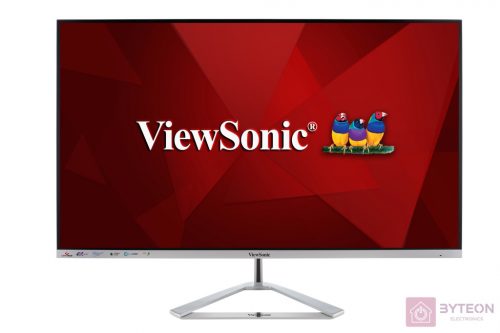 Viewsonic VX Series VX3276-4K-MHD számítógép monitor 81,3 cm (32") 3840 x 2160 pixelek 4K Ultra HD LED Ezüst