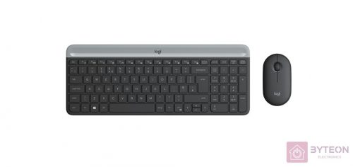 Logitech MK470 billentyűzet Vezeték nélküli RF QWERTZ Német Grafit