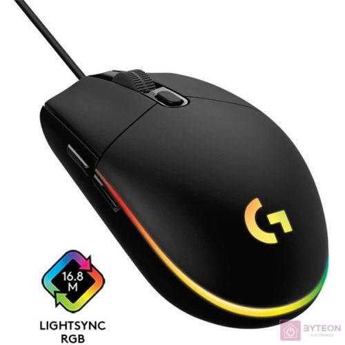 Logitech G203 Lightsync - Fekete