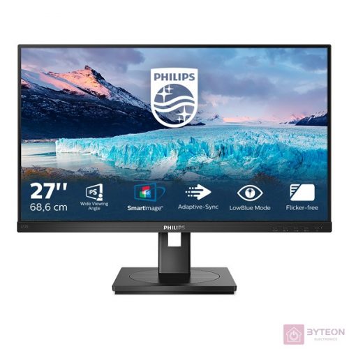 Philips S Line 272S1AE/00 LED display 68,6 cm (27") 1920 x 1080 pixelek Full HD LCD Fekete