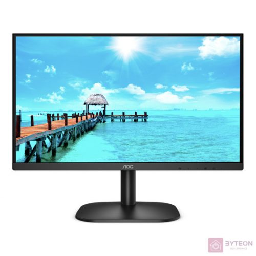 AOC B2 24B2XDAM LED display 60,5 cm (23.8") 1920 x 1080 pixelek Full HD Fekete