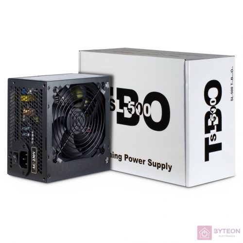 Inter-Tech SL-500 TBO tápegység 500 W 20+4 pin ATX ATX Fekete