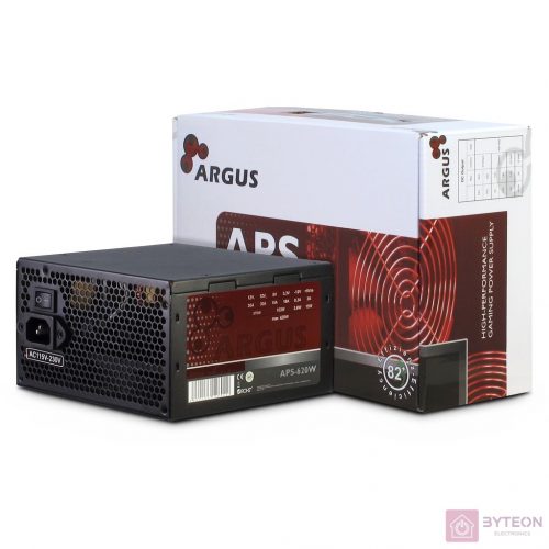 Inter-Tech Argus APS tápegység 620 W 20+4 pin ATX ATX Fekete